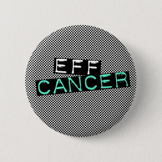 Badge Rond 5 Cm cancer checkered d'EFF (Devant)