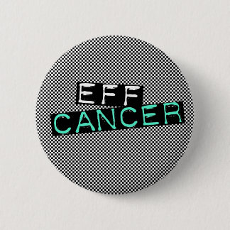 Badge Rond 5 Cm cancer checkered d'EFF