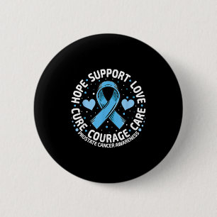 Badge Rond 5 Cm Cancer de la prostate Soutien de la famille Cancer