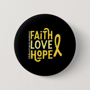 Badge Rond 5 Cm Cancer de l'enfance pour adultes Cancer de l'enfan