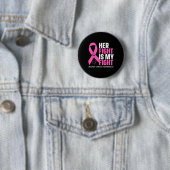 Badge Rond 5 Cm Cancer du sein (En situation)
