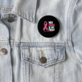 Badge Rond 5 Cm Cancer du sein (En situation)