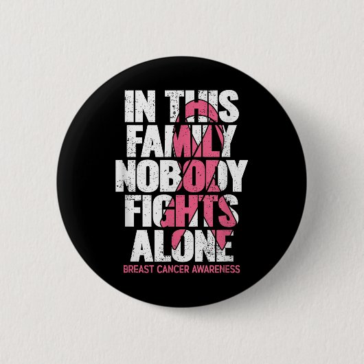 Badge Rond 5 Cm Cancer du sein (Devant)