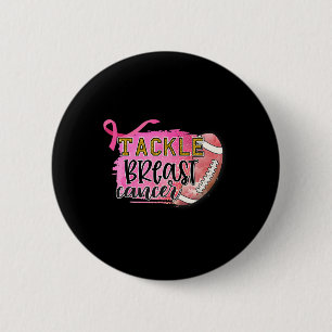 Badge Rond 5 Cm Cancer du sein Déjà-attaquant le cancer du sein Fo