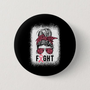 Badge Rond 5 Cm Cancer du sein Soutien du ruban rose Cancer du sei