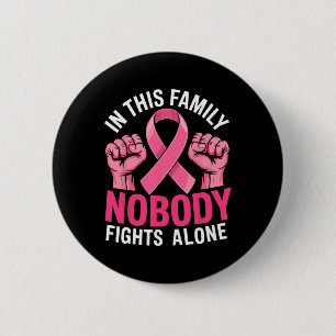 Badge Rond 5 Cm Cancer du sein Soutien du ruban rose Cancer du sei