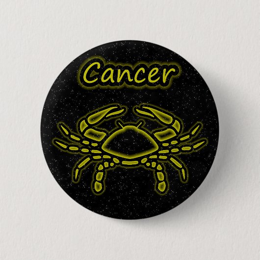 Badge Rond 5 Cm Cancer intelligent (Devant)