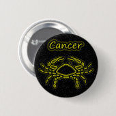 Badge Rond 5 Cm Cancer intelligent (Devant & derrière)