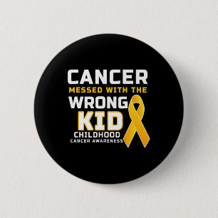 Badge Rond 5 Cm Cancer Mis Au Courant Avec Le Mauvais Cancer De L'