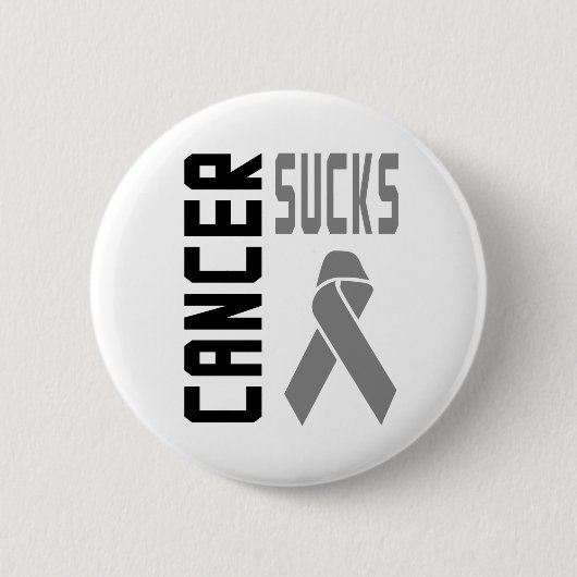 Badge Rond 5 Cm Cancer Sucks Button (Devant)