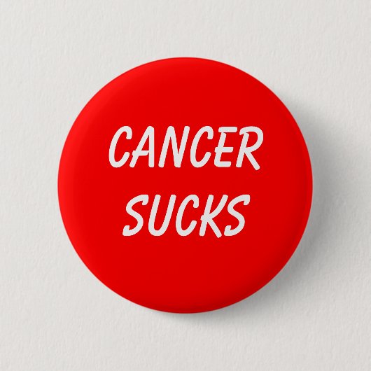 BADGE ROND 5 CM CANCERSUCKS (Devant)