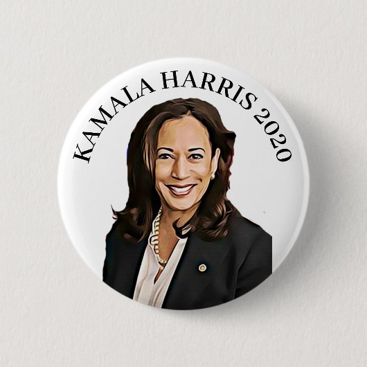 Badge Rond 5 Cm Candidat à l'élection présidentielle de Kamala Har (Devant)