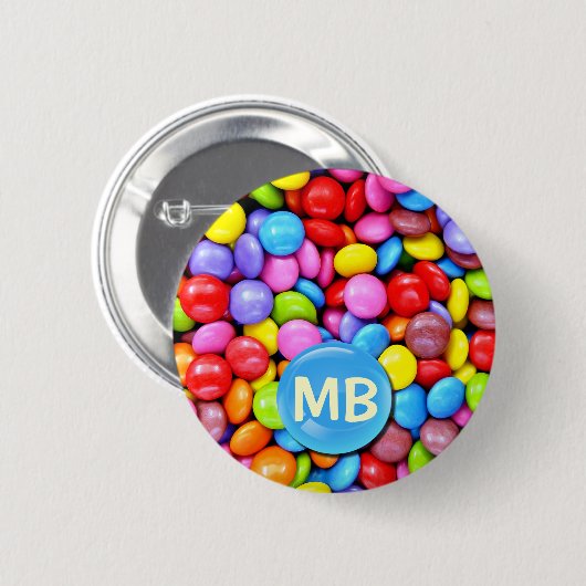 Badge Rond 5 Cm Candies du Colorful (Devant & derrière)