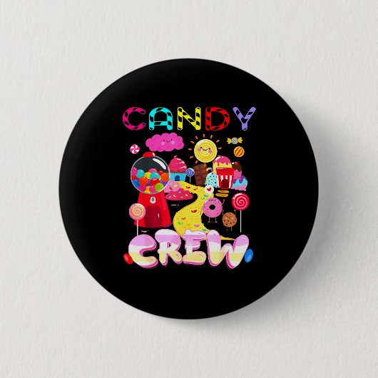 Badge Rond 5 Cm Candy Crew Candy Costume Women Candy Land Kids Swe (Devant)
