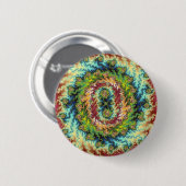Badge Rond 5 Cm Candy Land - Bouton fracturé (Devant & derrière)