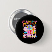 Badge Rond 5 Cm Candy Land Candy Crew Party Halloween Costumes Adu (Devant & derrière)