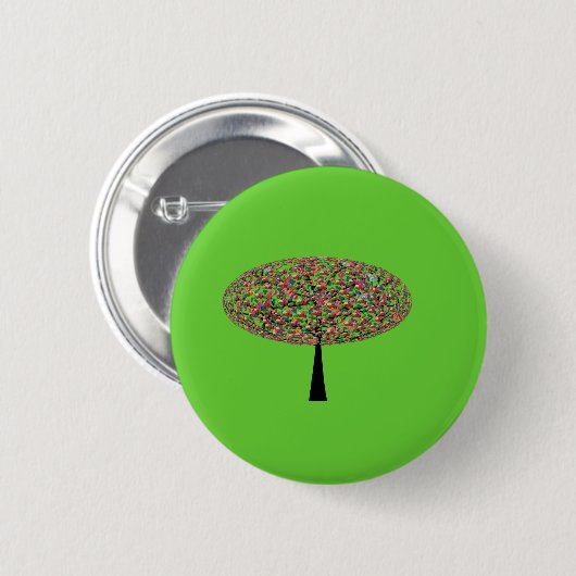 Badge Rond 5 Cm Candy Tree (Devant & derrière)