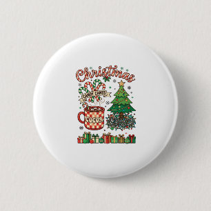 Badge Rond 5 Cm Canne à sucre de Noël Cacao Chaos Arbre Mug Cadeau
