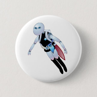 Badge Rond 5 Cm Cannettes de fil robotiques 2099