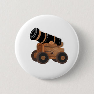 Badge Rond 5 Cm Canon pirate