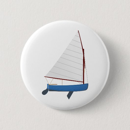 Badge Rond 5 Cm Canot de navigation de 12 pieds (Devant)