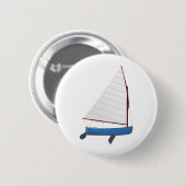 Badge Rond 5 Cm Canot de navigation de 12 pieds (Devant & derrière)