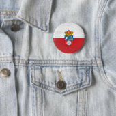 Badge Rond 5 Cm Cantabrie (En situation)