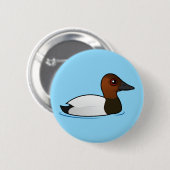 Badge Rond 5 Cm Canvasback Birdorable (Devant & derrière)