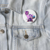 Badge Rond 5 Cm Capitaine 1 d'équipe de Faerieland (En situation)