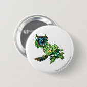 Badge Rond 5 Cm Capitaine 1 d'équipe de Maraqua (Devant & derrière)