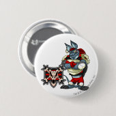 Badge Rond 5 Cm Capitaine 1 d'équipe d'île de Krawk (Devant & derrière)