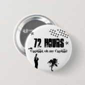 Badge Rond 5 Cm Capitaine Button (Devant & derrière)