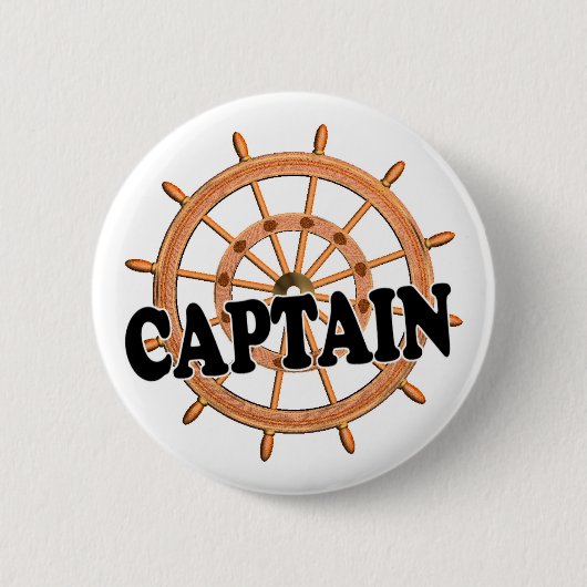Badge Rond 5 Cm Capitaine de défibreurs (Devant)