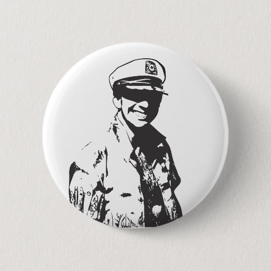 Badge Rond 5 Cm Capitaine H. Button (Devant)