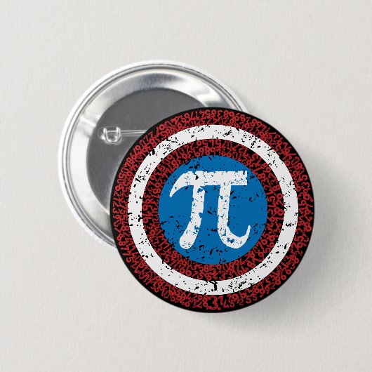 Badge Rond 5 Cm Capitaine Maths (Devant & derrière)