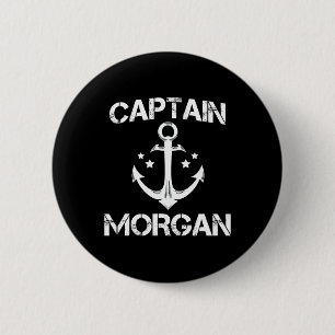 Badge Rond 5 Cm Capitaine Morgan Funny Anniversaire Nom de famille