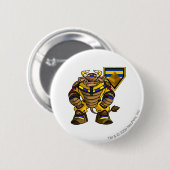 Badge Rond 5 Cm Capitaine perdu 1 d'équipe de désert (Devant & derrière)