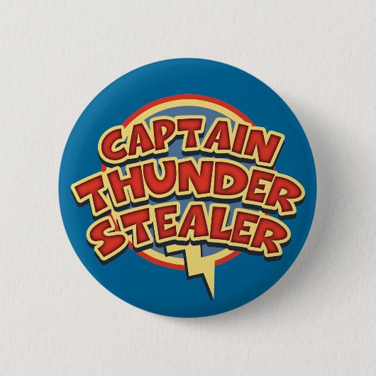 Badge Rond 5 Cm Capitaine Thunderstealer (Devant)