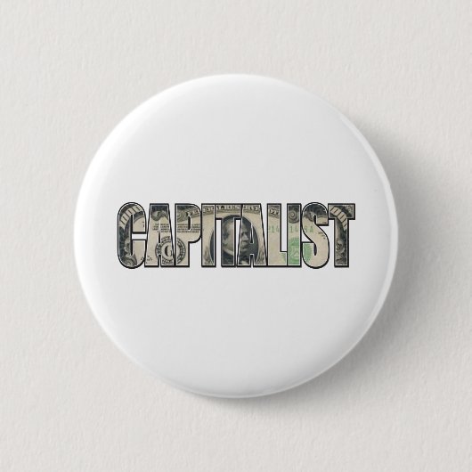 Badge Rond 5 Cm Capitalist (Devant)