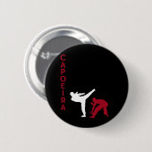 Badge Rond 5 Cm Capoeira Arts martiaux brésiliens (Devant & derrière)