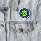 Badge Rond 5 Cm Capoeira Brasil (En situation)