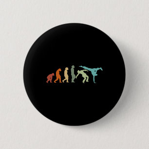 Badge Rond 5 Cm Capoeira Danse Arts Martiaux Brésil Karate Evoluti