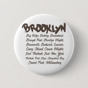 Badge Rond 5 Cm Capots de Brooklyn