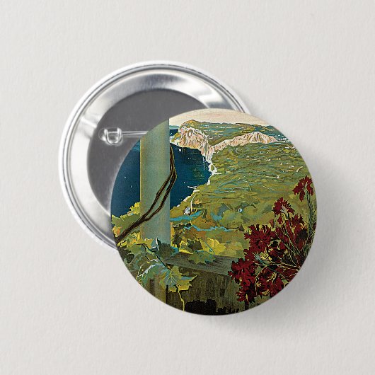 Badge Rond 5 Cm Capri (Devant & derrière)