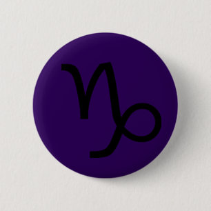 Badge Rond 5 Cm Capricorne