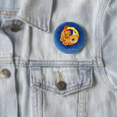 Badge Rond 5 Cm Capricorne (En situation)