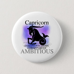Badge Rond 5 Cm Capricorne au sujet de vous