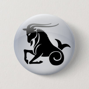 Badge Rond 5 Cm Capricorne de zodiaque