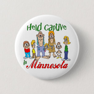 Badge Rond 5 Cm Captif tenu au Minnesota