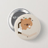 Badge Rond 5 Cm Capybara mignon (Devant & derrière)